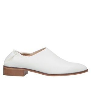 Jil Sander Navy Ivory Loafers (37)